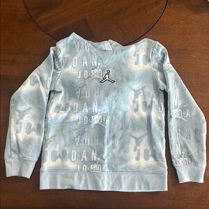 Youth Medium 5-6yrs Jordan Light Blue Hoodie